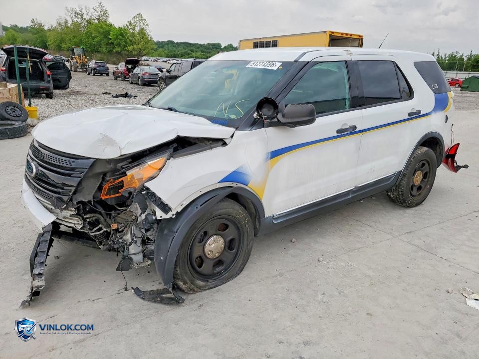 2015 FORD EXPLORER POLICE INTERCEPTOR – Lot 51274596 auction photo