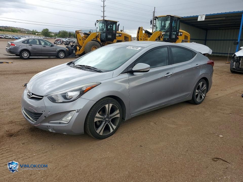 2014 HYUNDAI ELANTRA SPORT – Lot 51290596 auction photo