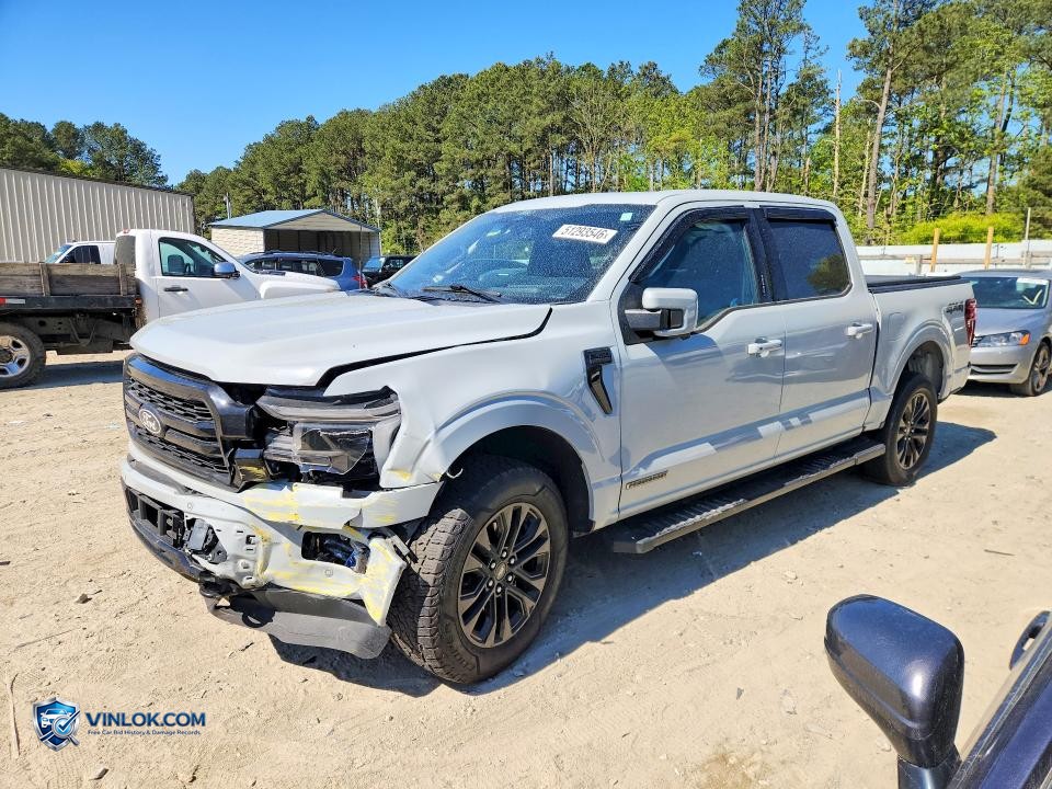 2024 FORD F150 LARIAT – Lot 51293546 auction photo
