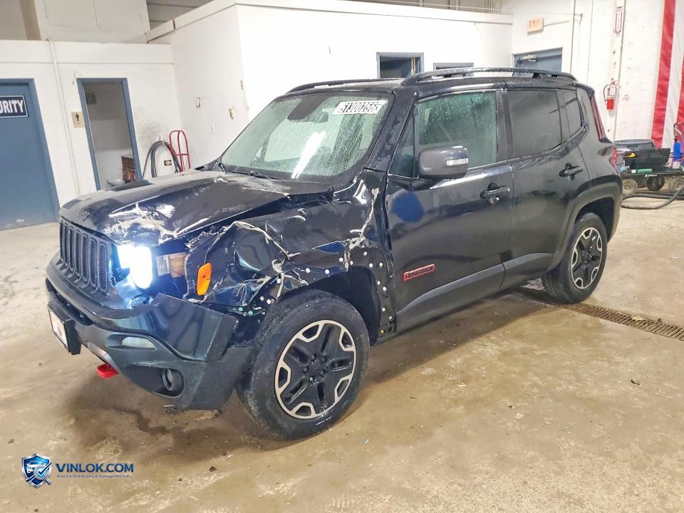 2016 JEEP RENEGADE TRAILHAWK – Lot 51300256 auction photo
