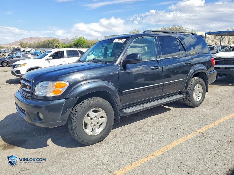 2002 TOYOTA SEQUOIA LIMITED – Lot 51305766 auction photo