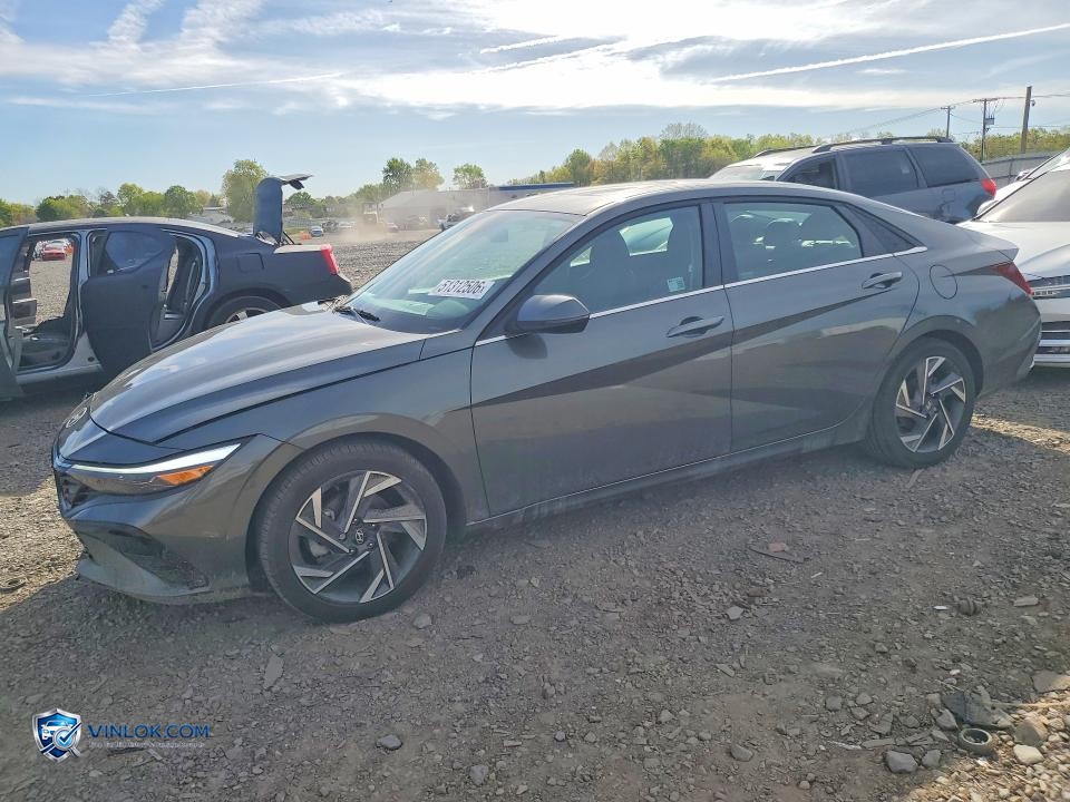 2025 HYUNDAI ELANTRA LIMITED – Lot 51312506 auction photo