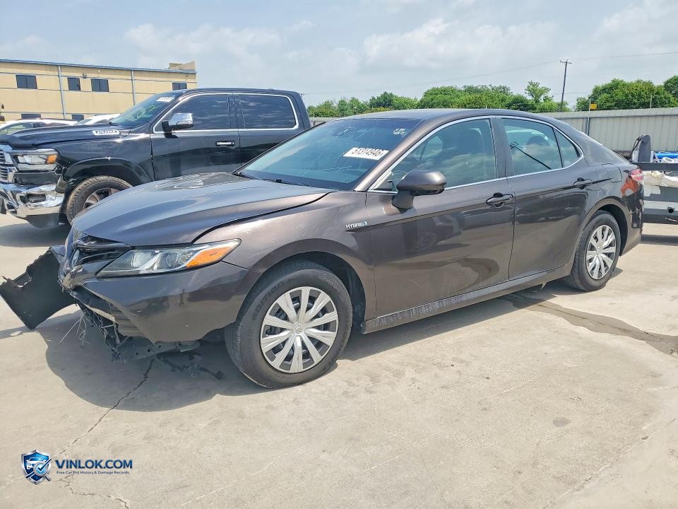 2018 TOYOTA CAMRY LE – Lot 51314946 auction photo