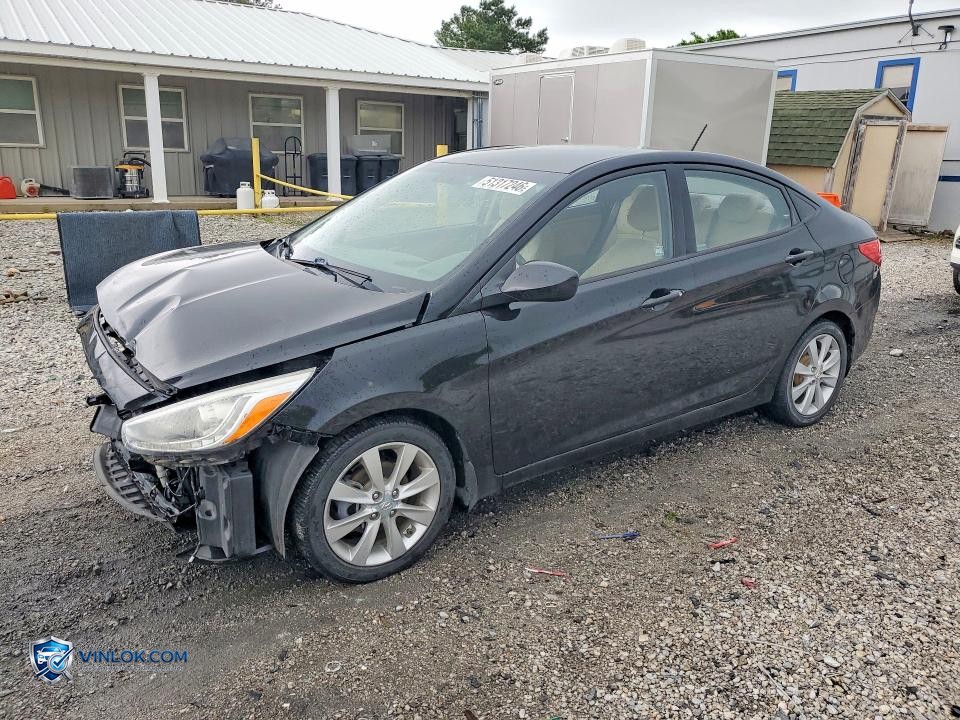 2014 HYUNDAI ACCENT GLS – Lot 51317246 auction photo