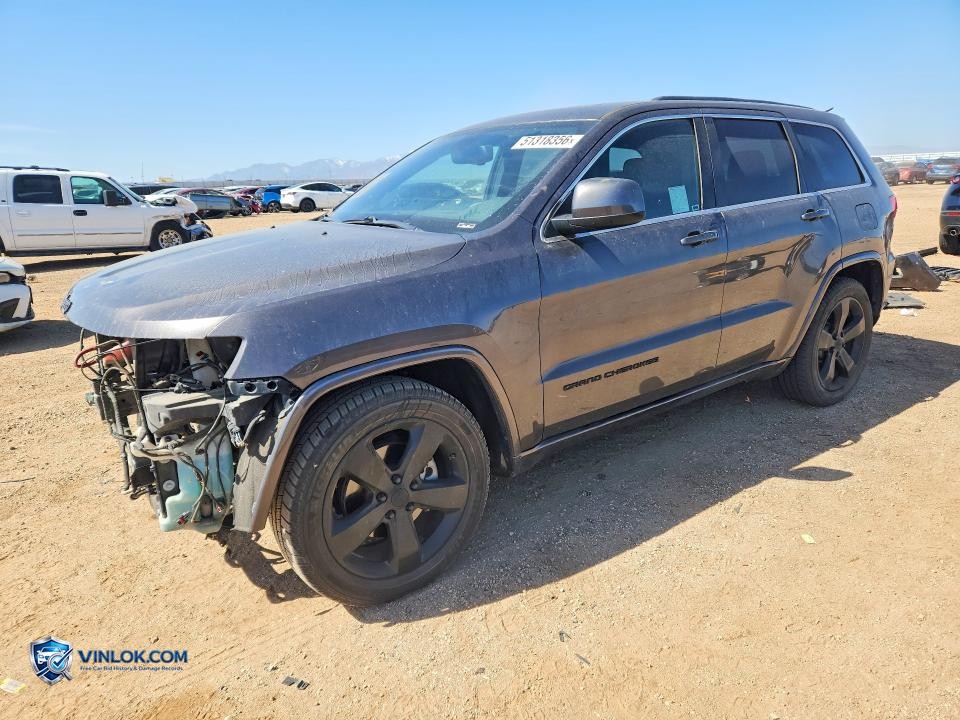 2015 JEEP GRAND CHEROKEE LAREDO – Lot 51318356 auction photo