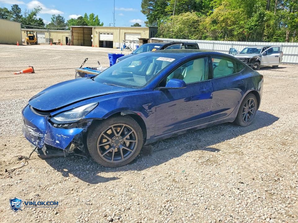 2022 TESLA MODEL 3 – Lot 51323876 auction photo