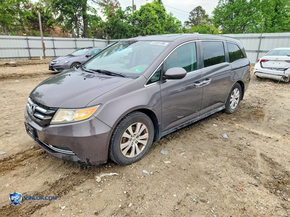 2014 HONDA ODYSSEY EXL – Lot 51331186 auction photo