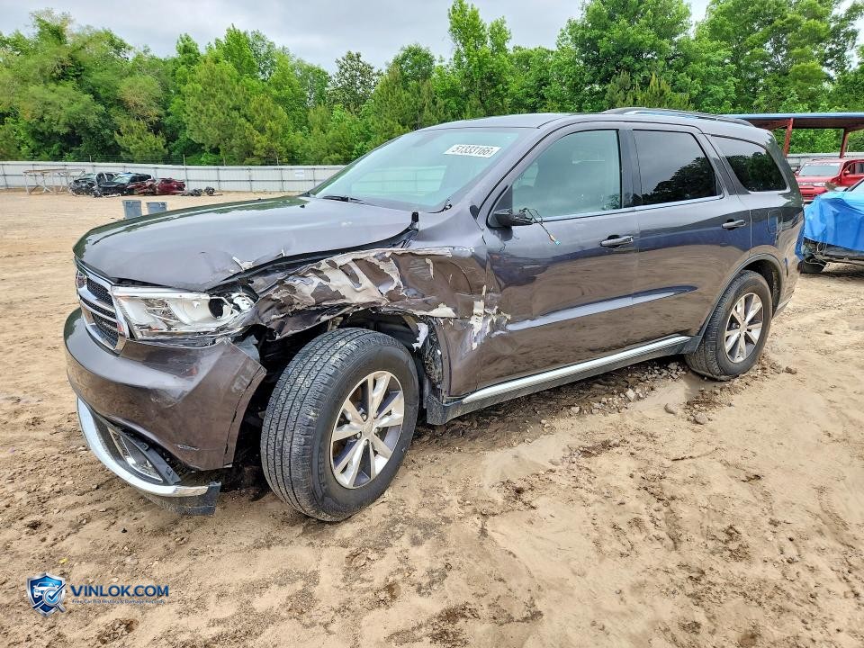 2016 DODGE DURANGO LIMITED – Lot 51333166 auction photo