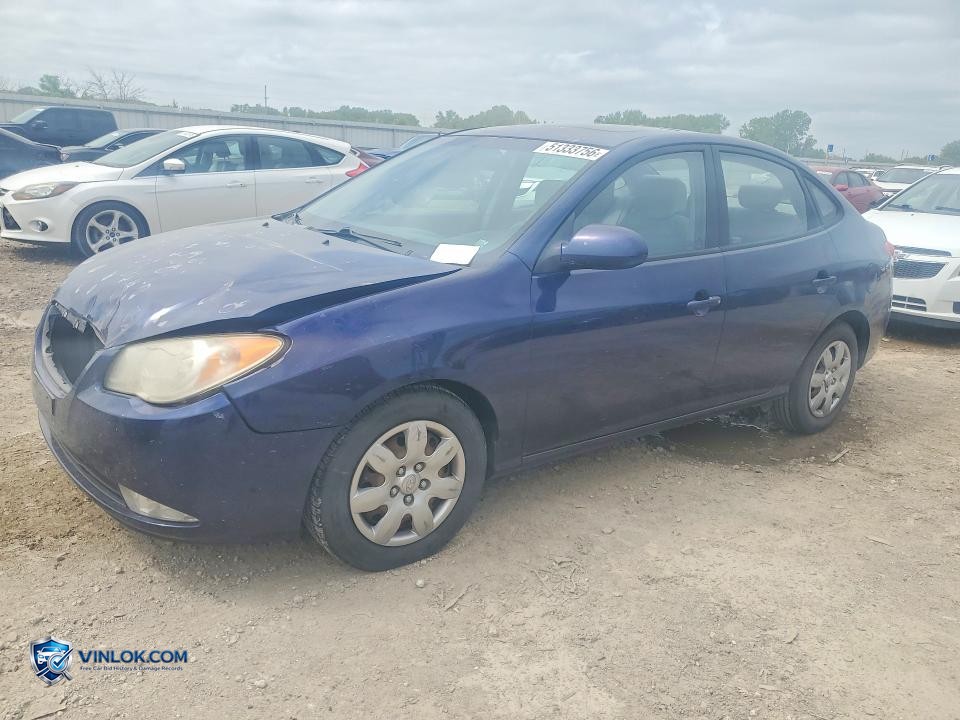 2007 HYUNDAI ELANTRA GLS – Lot 51333756 auction photo