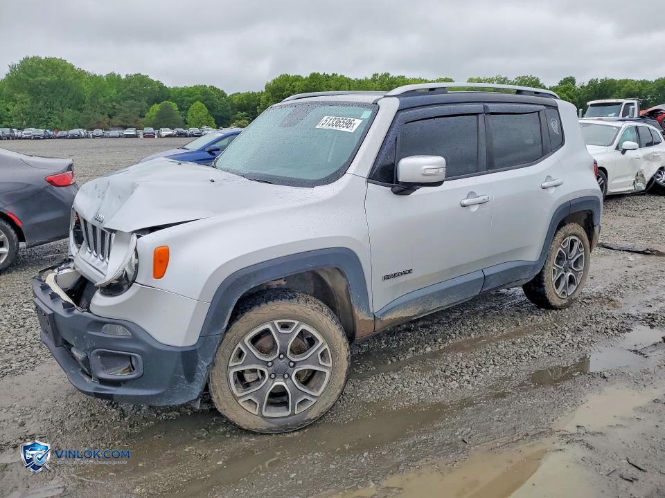 2016 JEEP RENEGADE LIMITED – Lot 51336596 auction photo