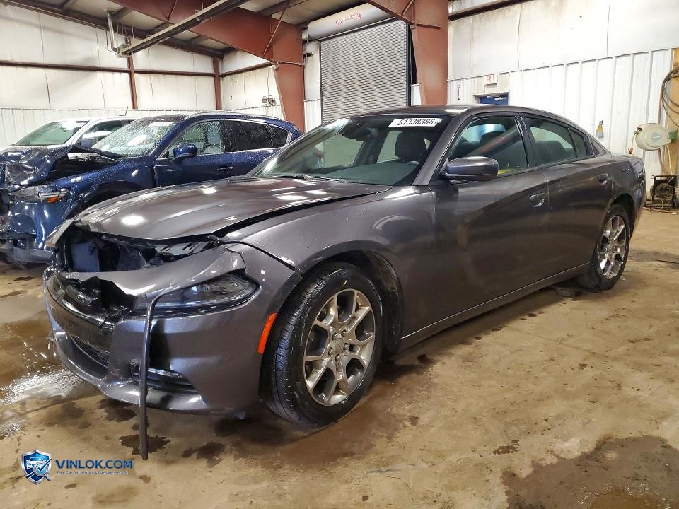 2016 DODGE CHARGER SXT – Lot 51338386 auction photo