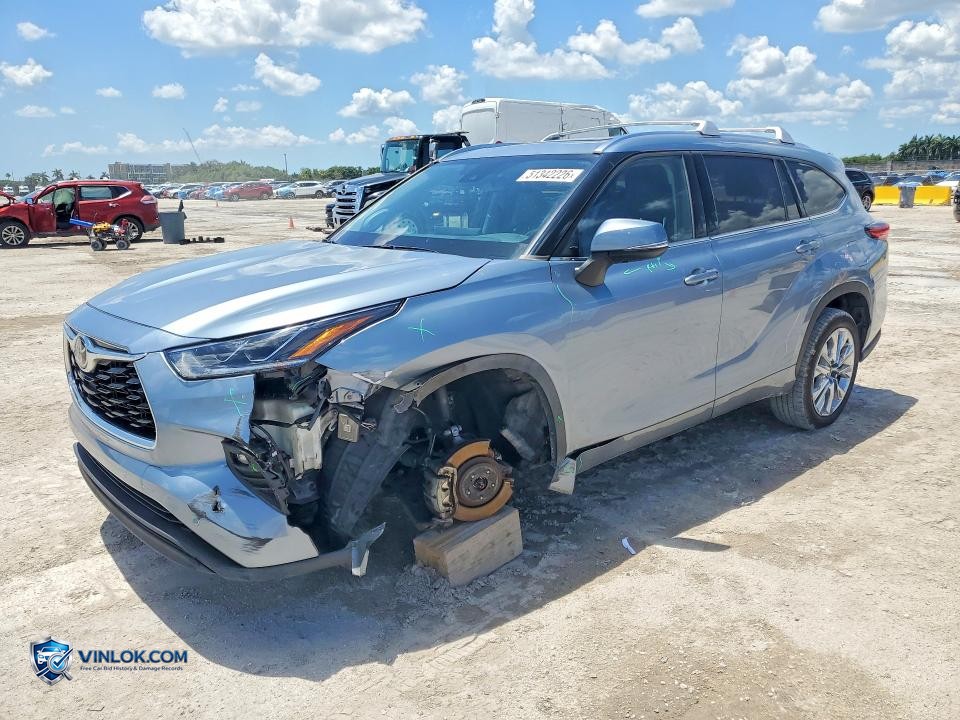 2023 TOYOTA HIGHLANDER LIMITED – Lot 51342226 auction photo