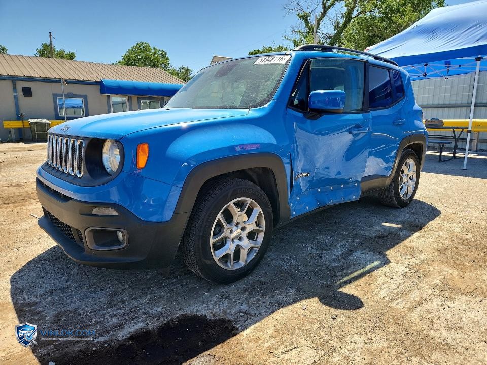 2015 JEEP RENEGADE LATITUDE – Lot 51348116 auction photo