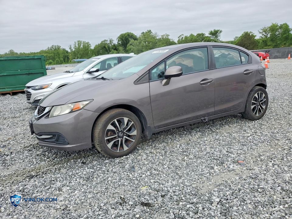2013 HONDA CIVIC EX – Lot 51352886 auction photo