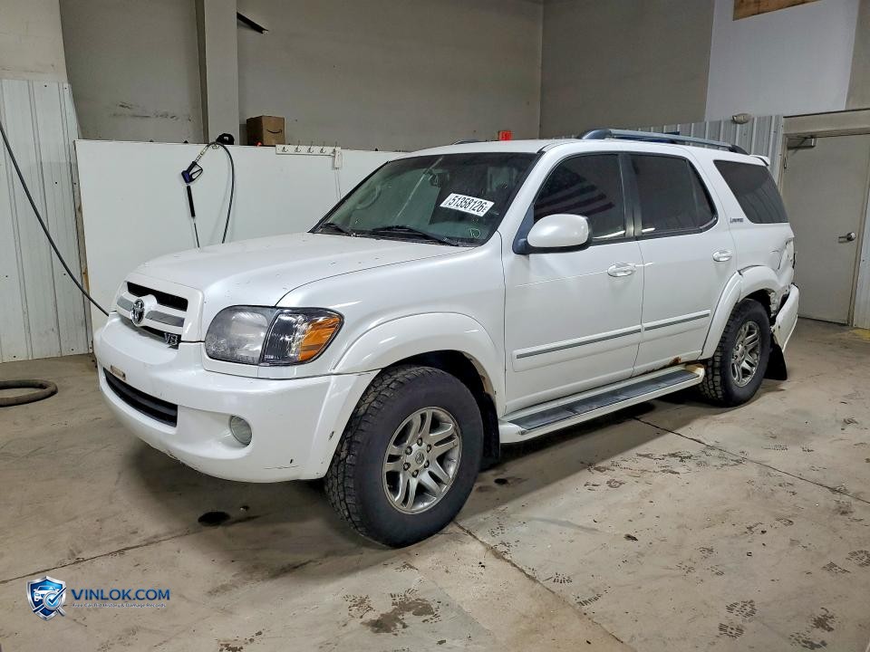 2005 TOYOTA SEQUOIA LIMITED – Lot 51358126 auction photo