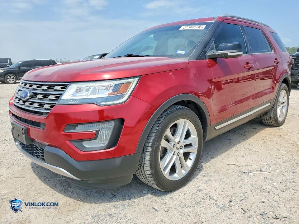2017 FORD EXPLORER XLT – Lot 51360996 auction photo