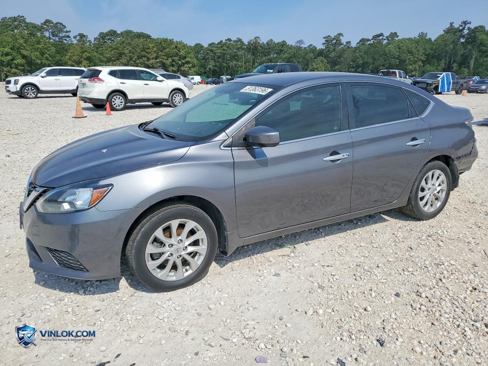 2019 NISSAN SENTRA SV – Lot 51363196 auction photo