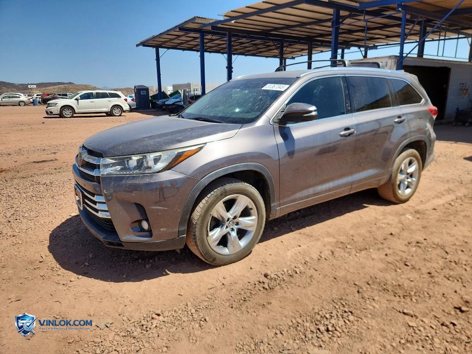 2017 TOYOTA HIGHLANDER LIMITED – Lot 51367046 auction photo