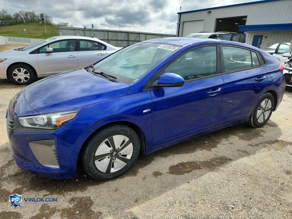 2019 HYUNDAI IONIQ BLUE – Lot 51375476 auction photo