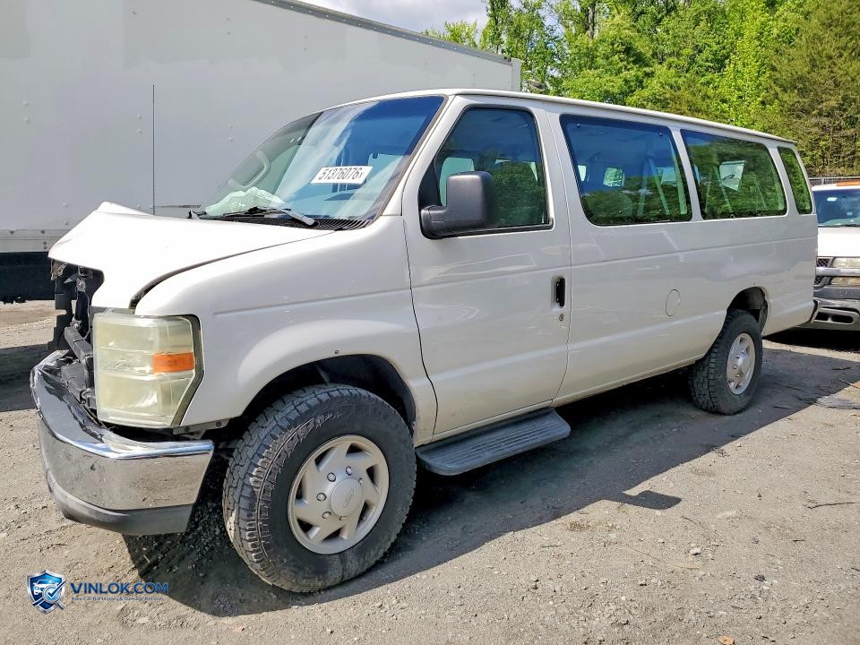 2008 FORD ECONOLINE E350 SUPER DUTY WAGON – Lot 51376076 auction photo