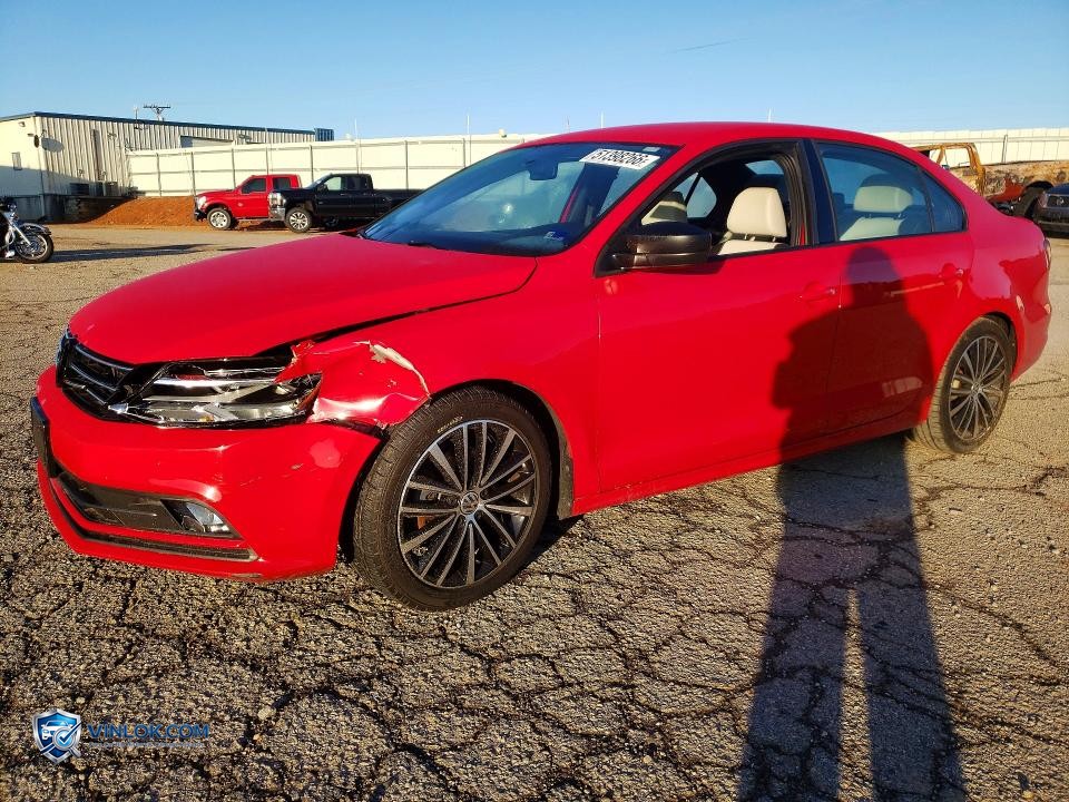 2016 VOLKSWAGEN JETTA SPORT – Lot 51398266 auction photo