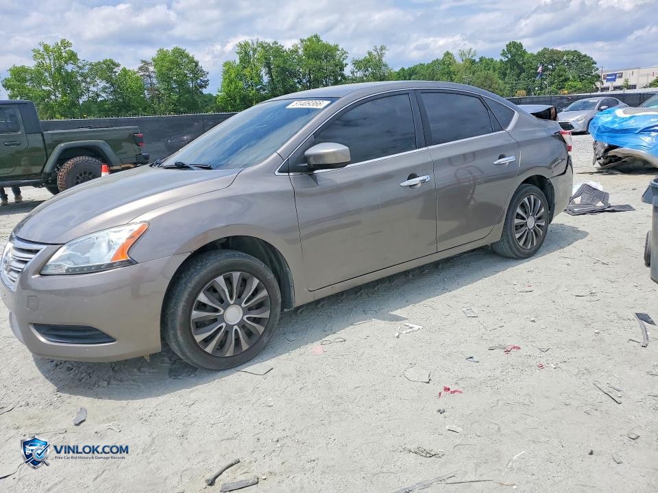 2015 NISSAN SENTRA SV – Lot 51409366 auction photo