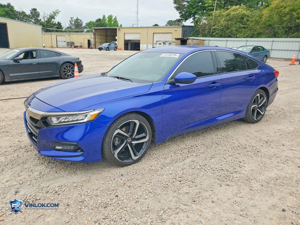 2019 HONDA ACCORD SPORT – Lot 51418376 auction photo