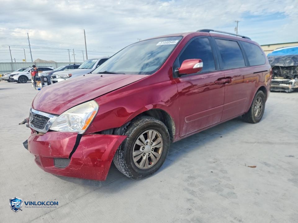 2011 KIA SEDONA LX – Lot 51440546 auction photo