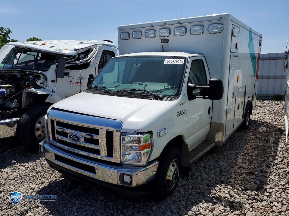 2019 FORD ECONOLINE E450 SUPER DUTY CUTAWAY VAN – Lot 51447616 auction photo