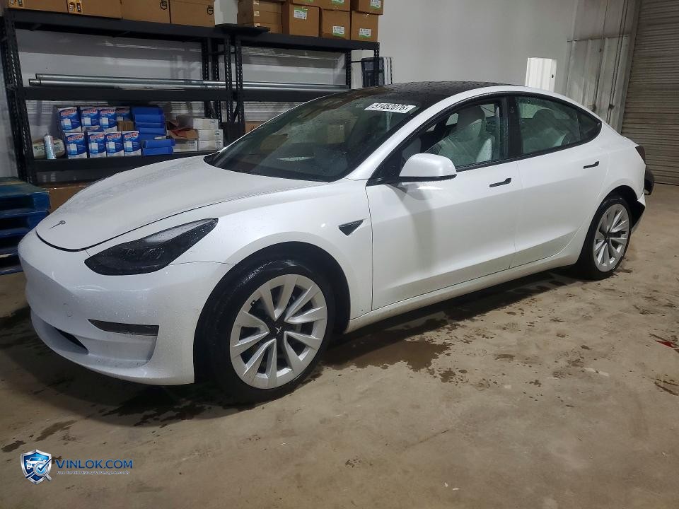 2021 TESLA MODEL 3 – Lot 51452076 auction photo