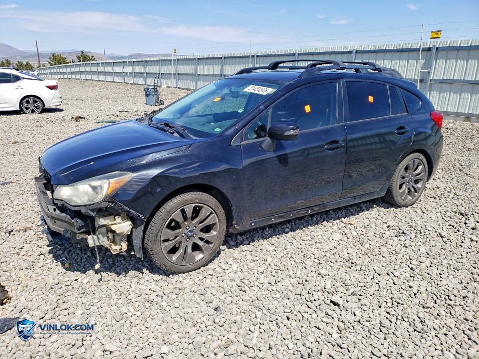 2015 SUBARU IMPREZA SPORT – Lot 51454866 auction photo