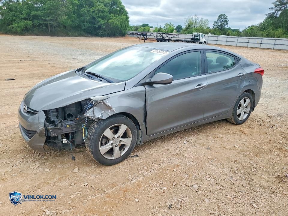 2013 HYUNDAI ELANTRA GLS – Lot 51458076 auction photo