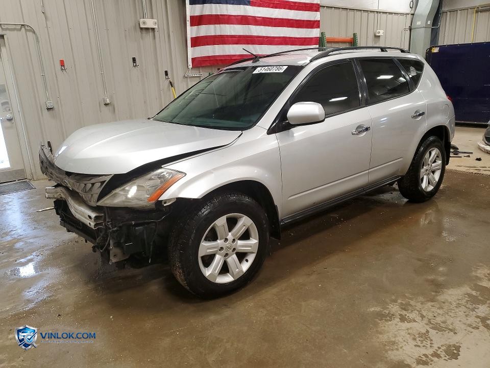 2006 NISSAN MURANO S – Lot 51460786 auction photo