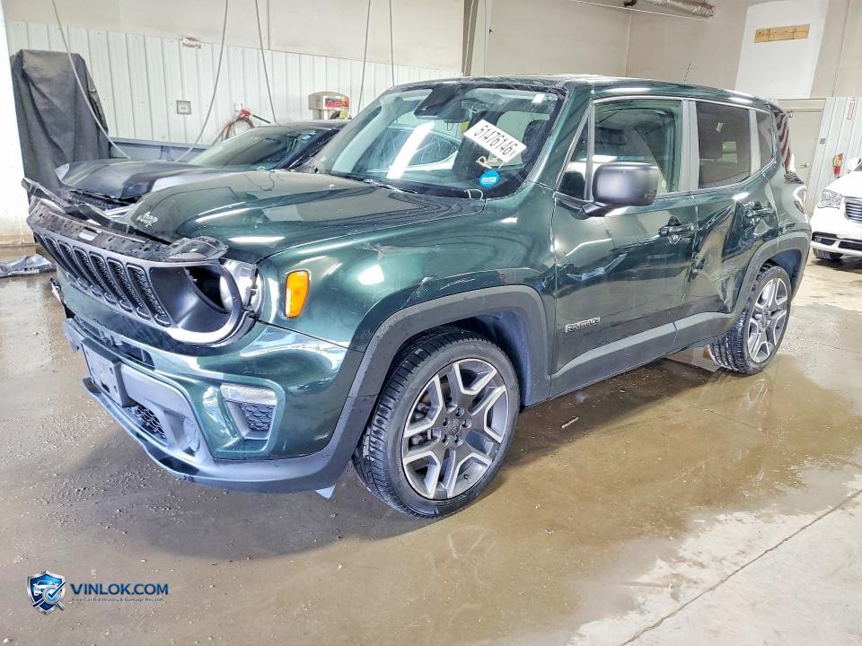 2021 JEEP RENEGADE SPORT – Lot 51476146 auction photo