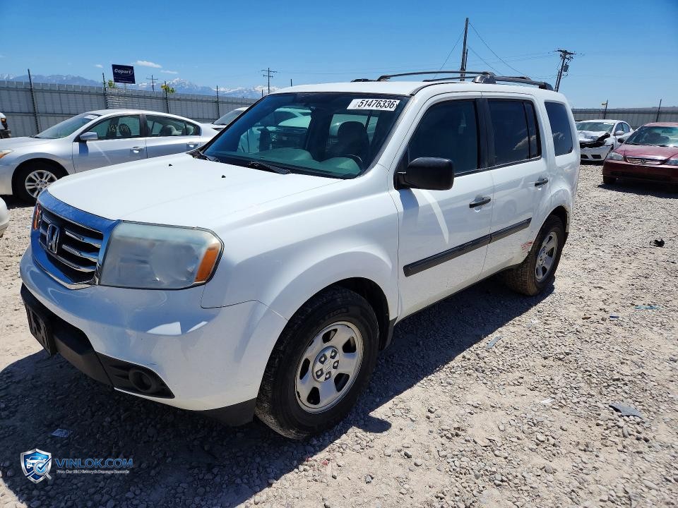 2015 HONDA PILOT LX – Lot 51476336 auction photo