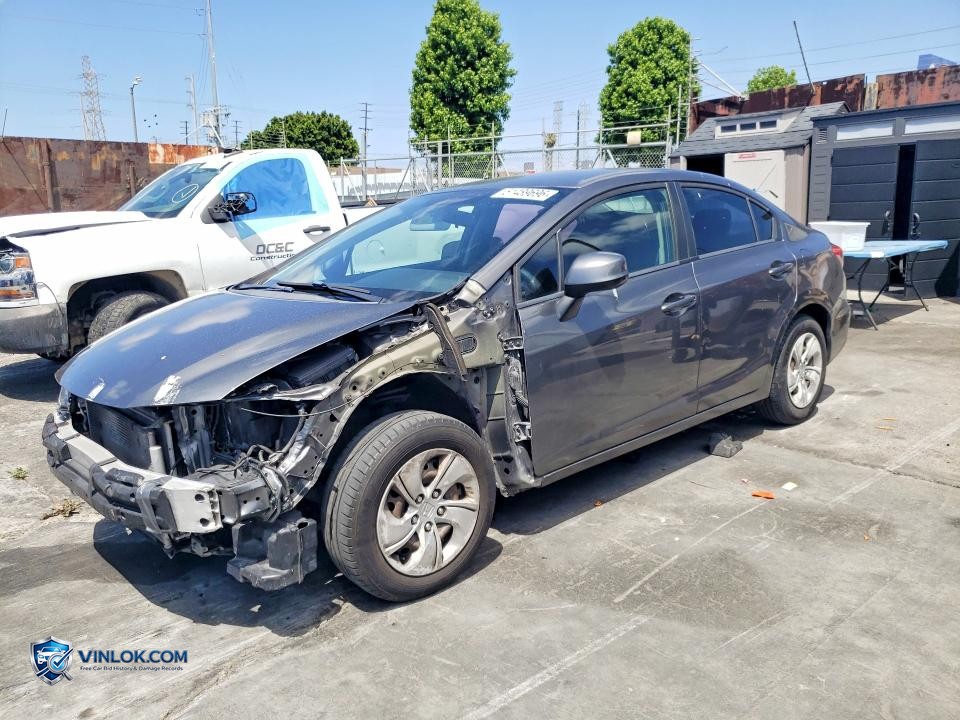 2013 HONDA CIVIC LX – Lot 51489696 auction photo