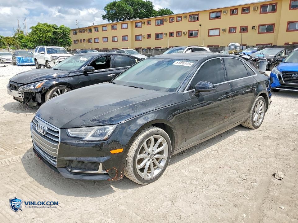 2019 AUDI A4 PREMIUM – Lot 51492406 auction photo