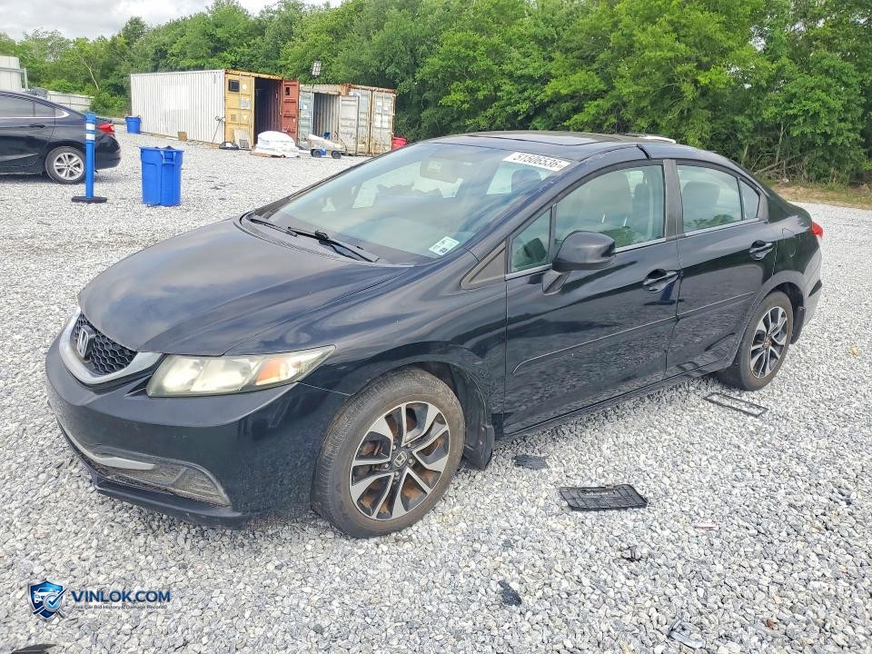 2013 HONDA CIVIC EX – Lot 51506536 auction photo