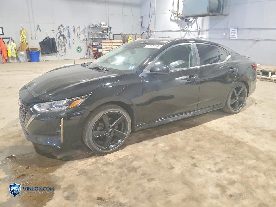 2025 NISSAN SENTRA SR – Lot 51510596 auction photo
