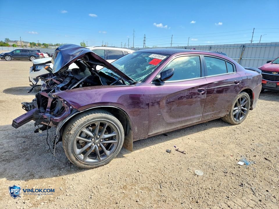 2022 DODGE CHARGER GT – Lot 51520636 auction photo