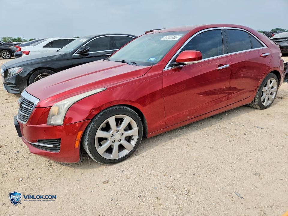 2015 CADILLAC ATS LUXURY – Lot 51522426 auction photo