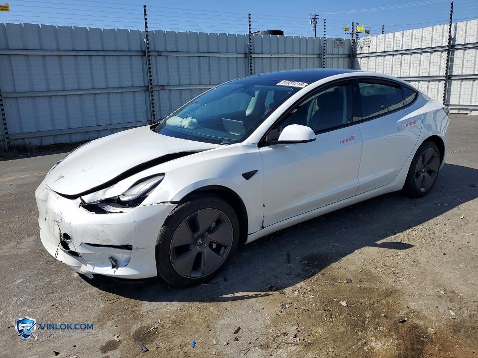 2023 TESLA MODEL 3 – Lot 51531216 auction photo