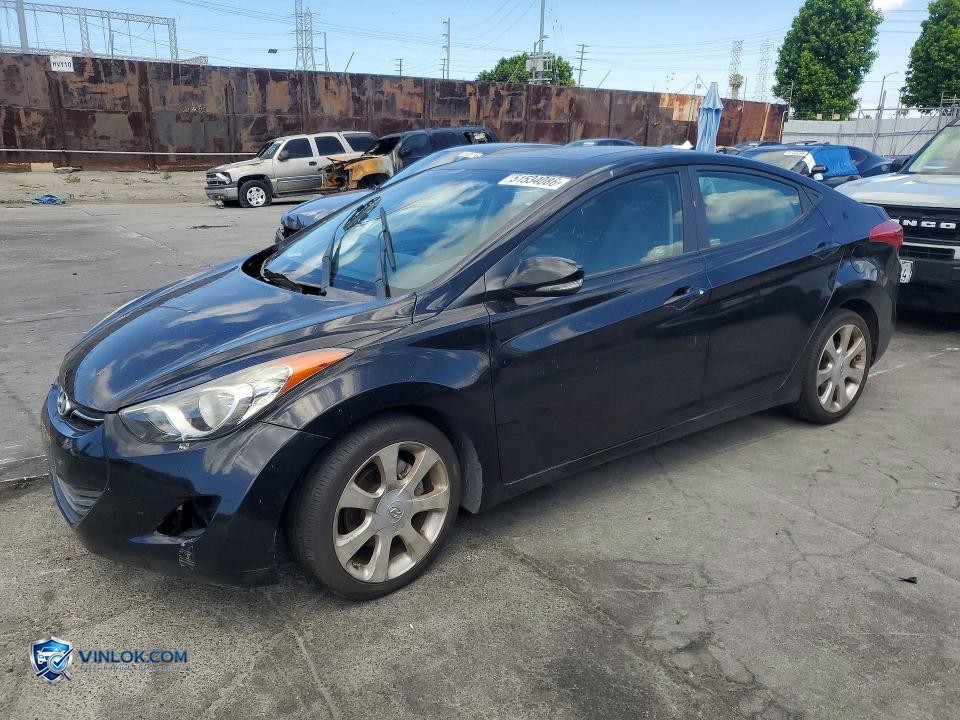 2012 HYUNDAI ELANTRA LIMITED – Lot 51534086 auction photo