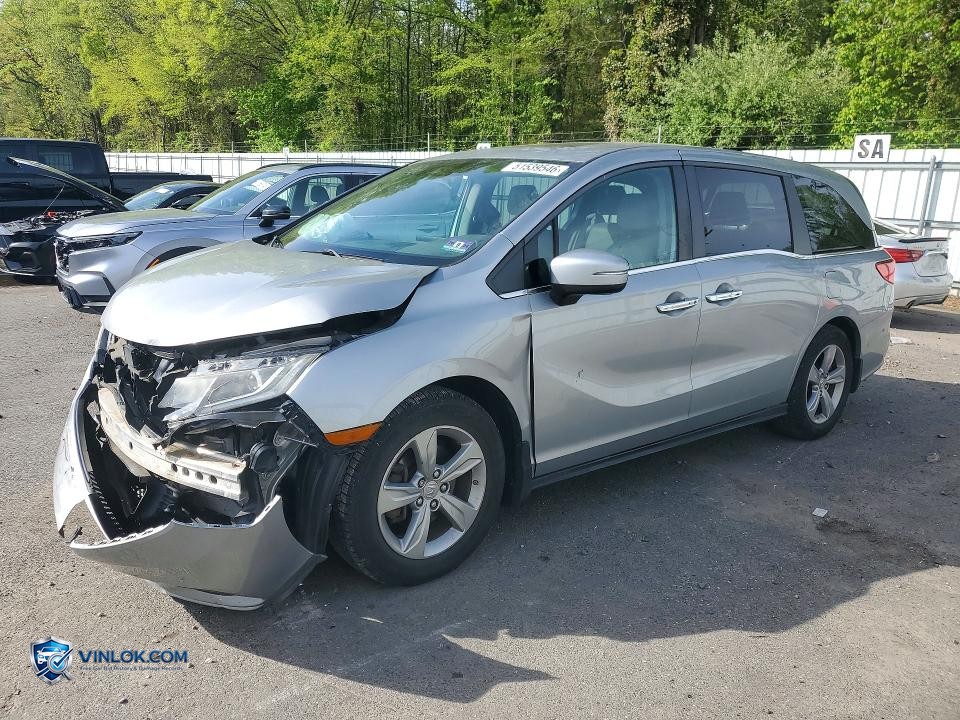 2018 HONDA ODYSSEY EXL – Lot 51539546 auction photo