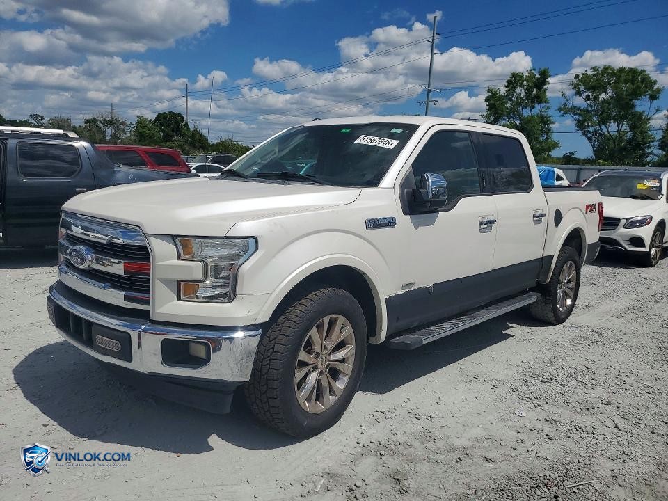 2017 FORD F150 SUPERCREW – Lot 51557646 auction photo