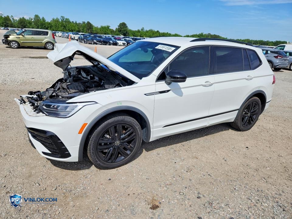 2022 VOLKSWAGEN TIGUAN SE R-LINE BLACK – Lot 51561556 auction photo