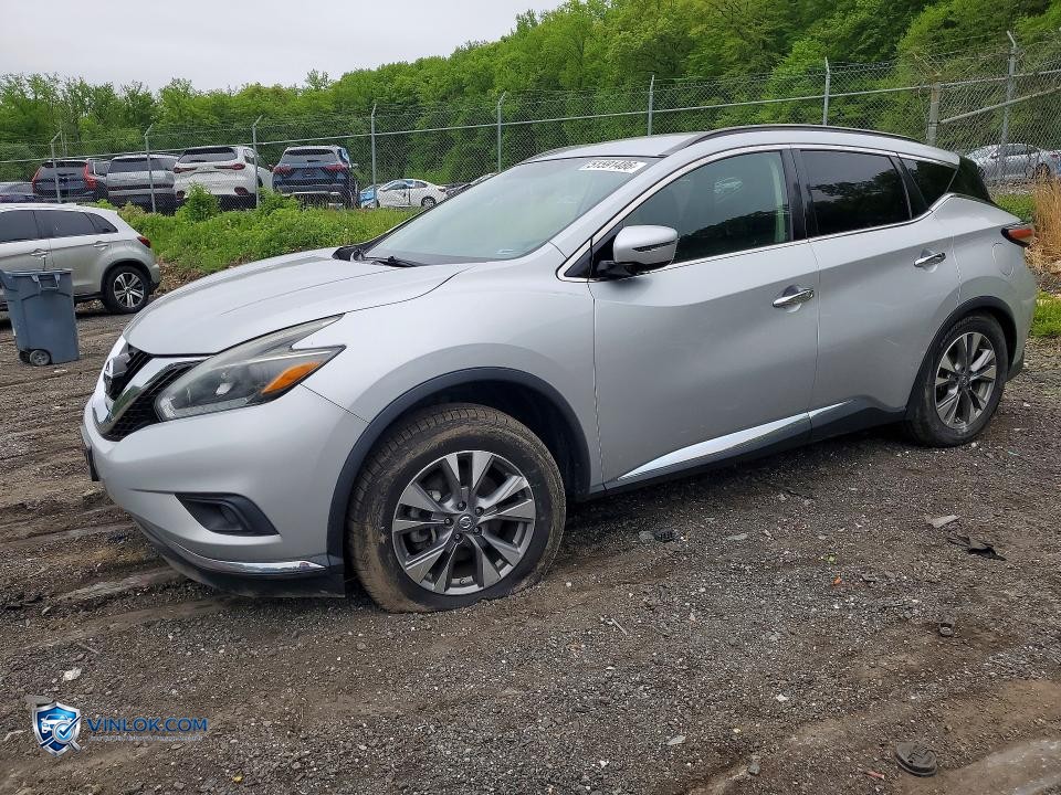 2018 NISSAN MURANO SV – Lot 51591486 auction photo