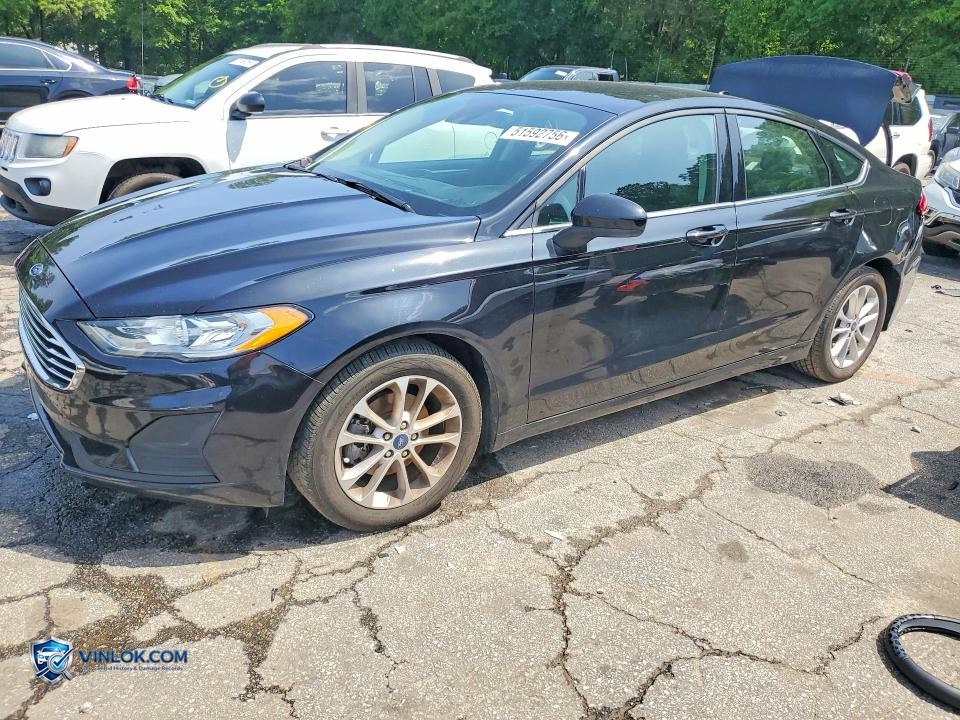 2020 FORD FUSION SE – Lot 51592756 auction photo