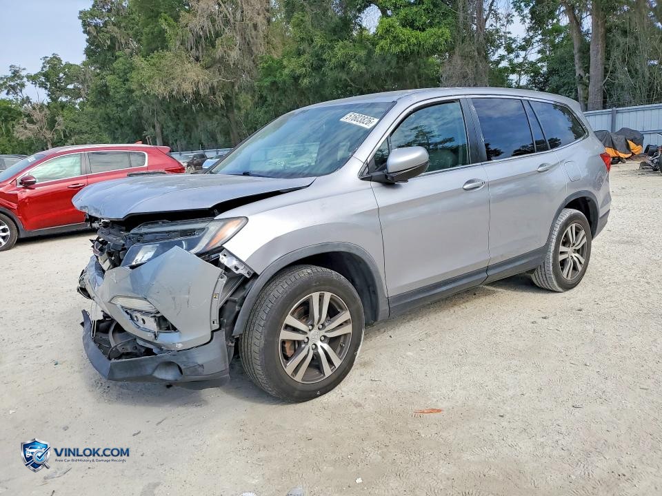 2017 HONDA PILOT EXL – Lot 51603826 auction photo
