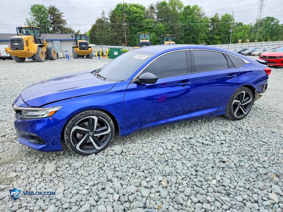 2021 HONDA ACCORD SPORT SE – Lot 51606206 auction photo
